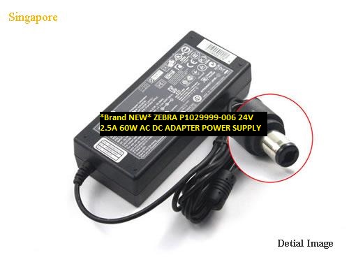 *Brand NEW* ZEBRA P1029999-006 24V 2.5A 60W AC DC ADAPTER POWER SUPPLY